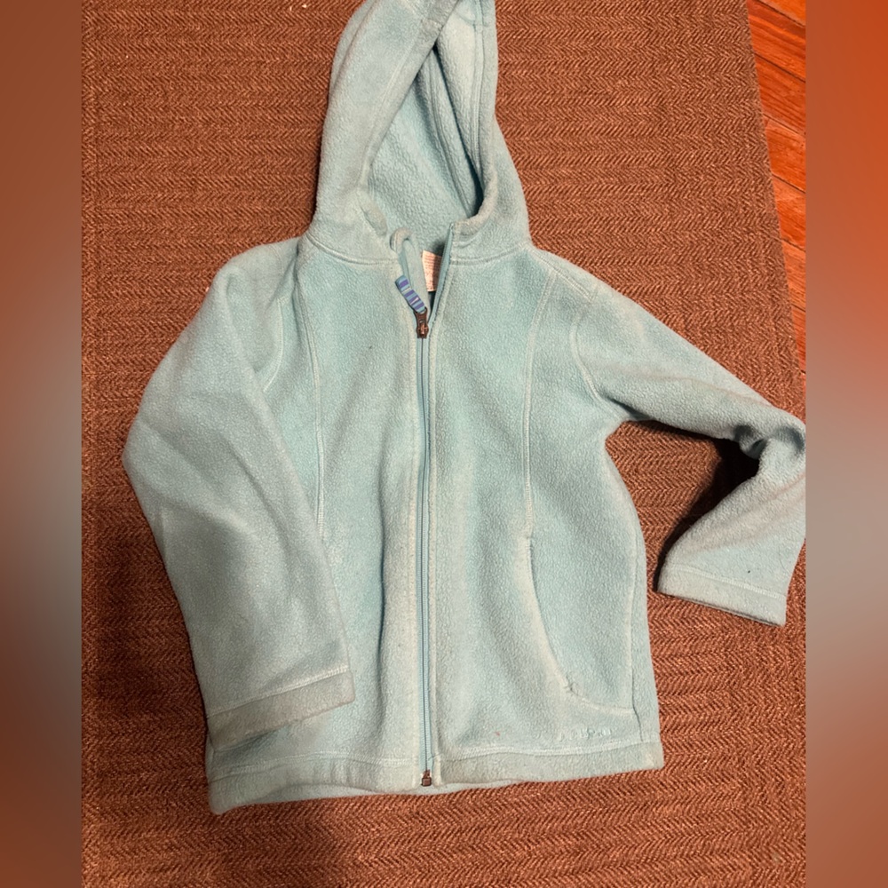L.L. Bean Kids Light Blue Fleece Jacket